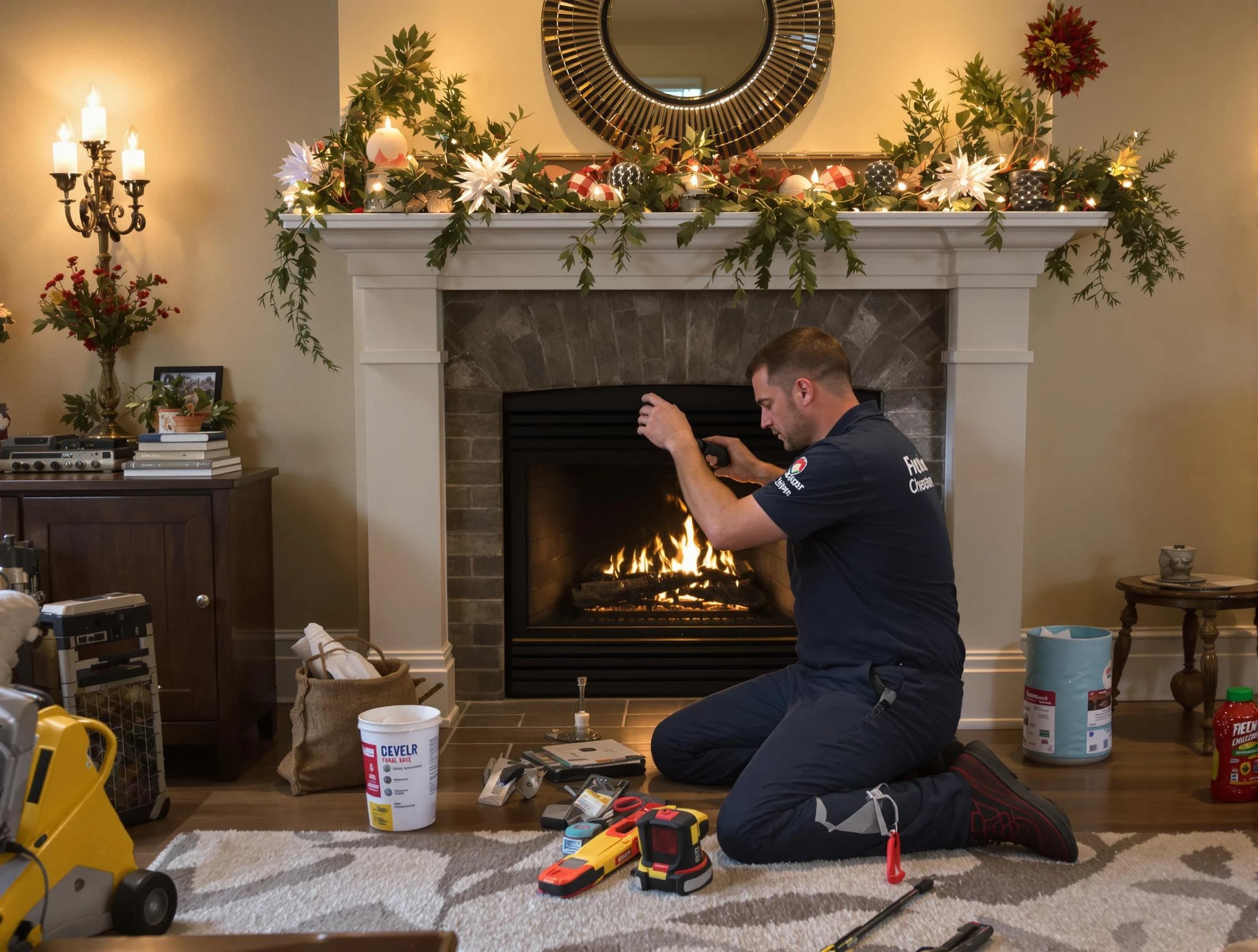 Lilburn Chimney Sweep offering fireplace maintenance services in Lilburn, GA