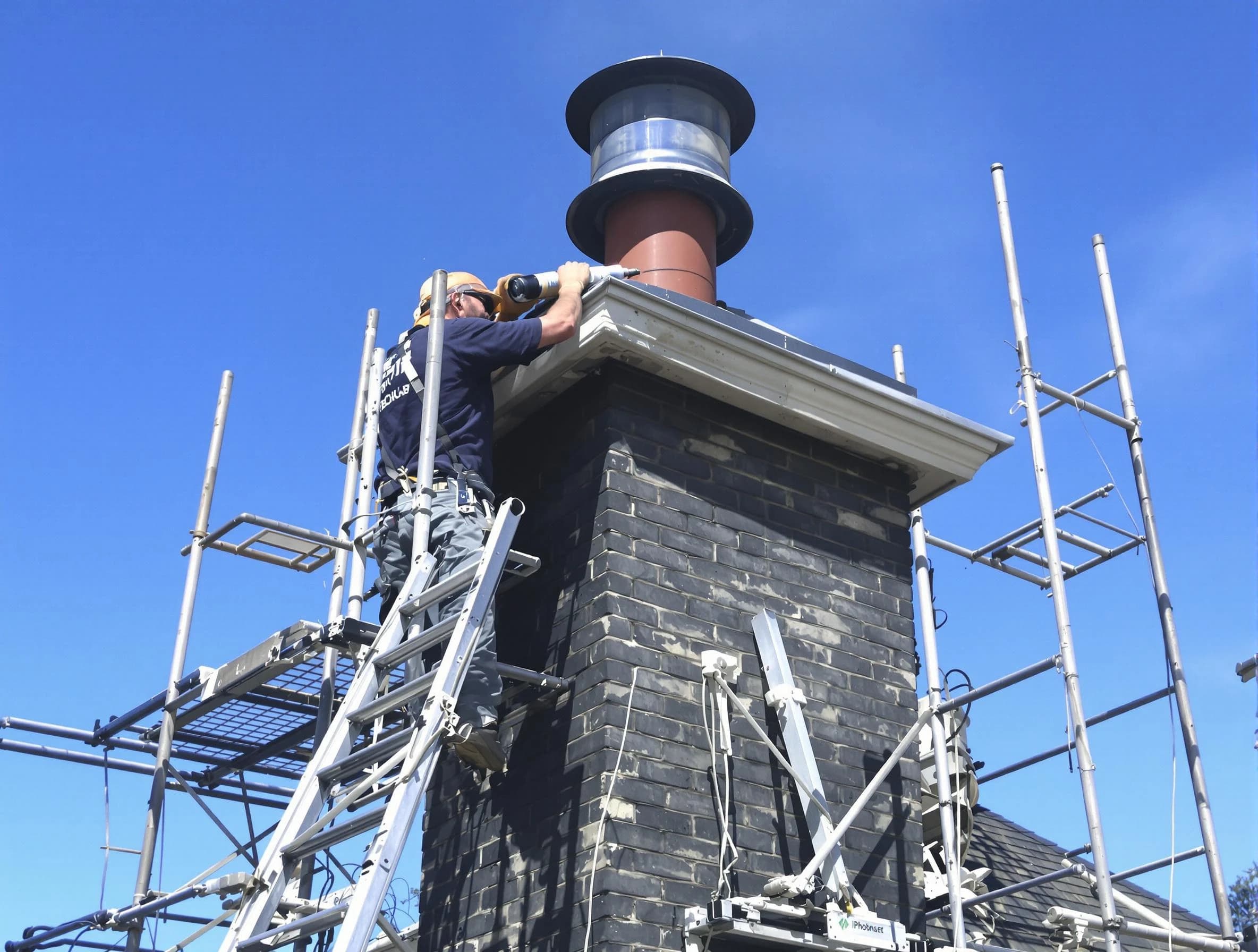 Sturdy chimney crown finished by Lilburn Chimney Sweep in Lilburn, GA
