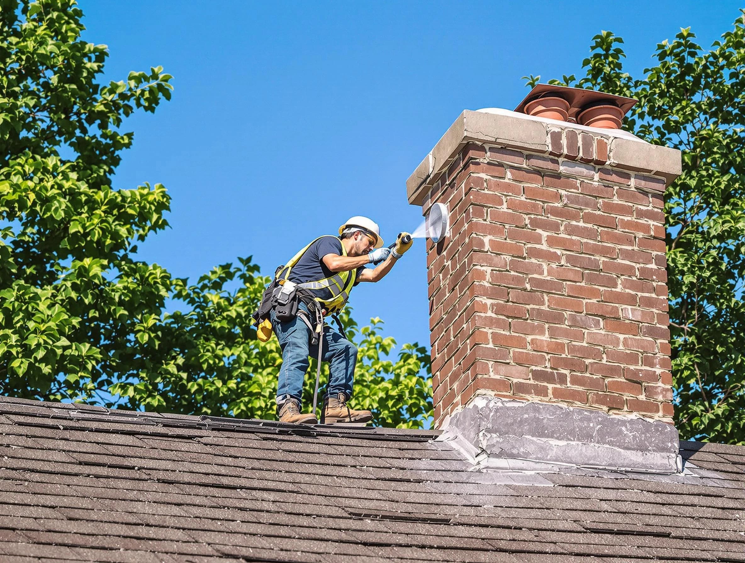 Lilburn Chimney Sweep performing an inspection with advanced tools in Lilburn, GA