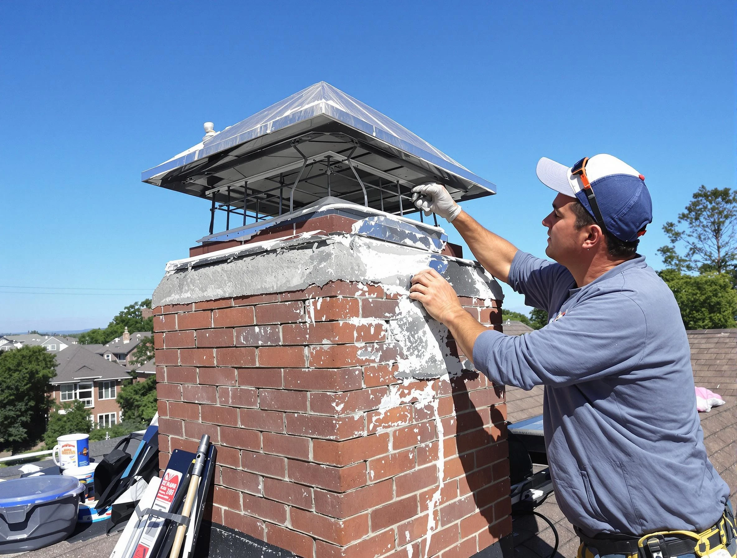 Chimney Crown Services service in Lilburn, GA