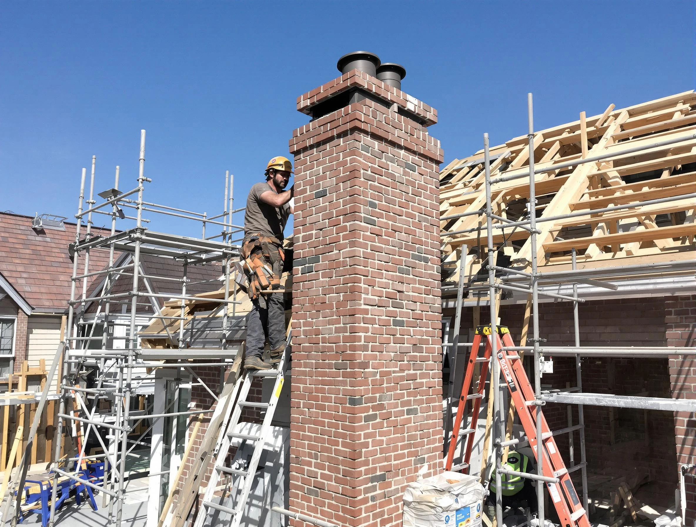 New chimney installation completed by Lilburn Chimney Sweep in Lilburn, GA